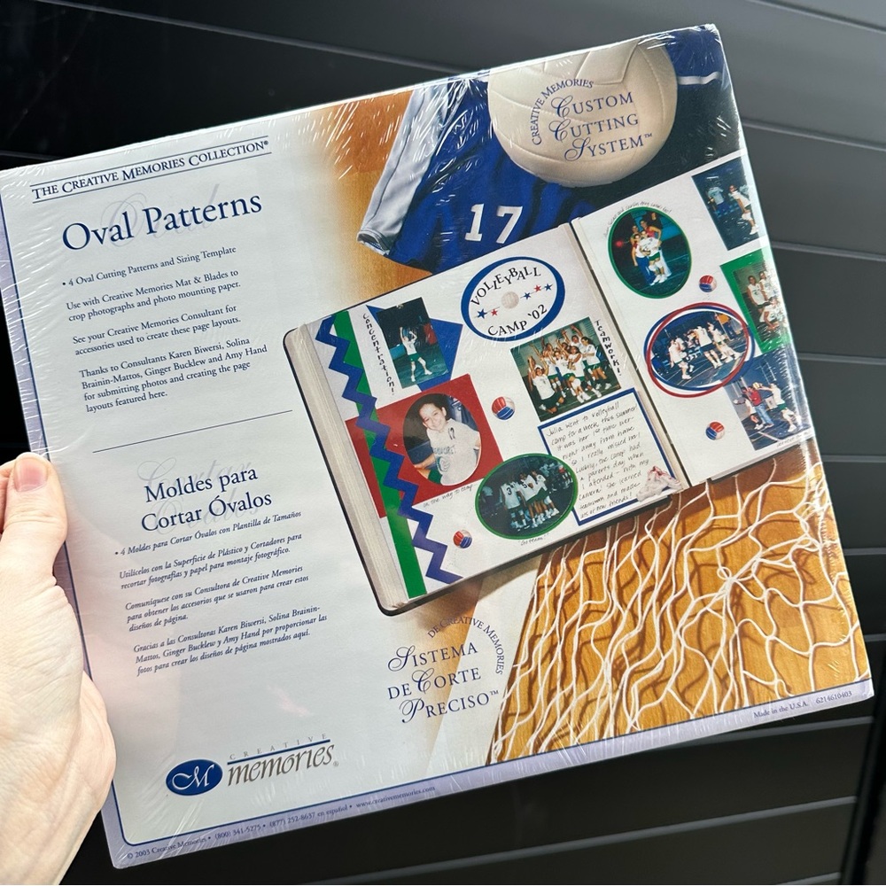 NEW Creative Memories Oval Patterns For Custom Cutting System || Scrapbooking